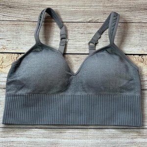 Everyday Seamless Gray Bralette - Soft Supportive Sleep & Lounge Bra